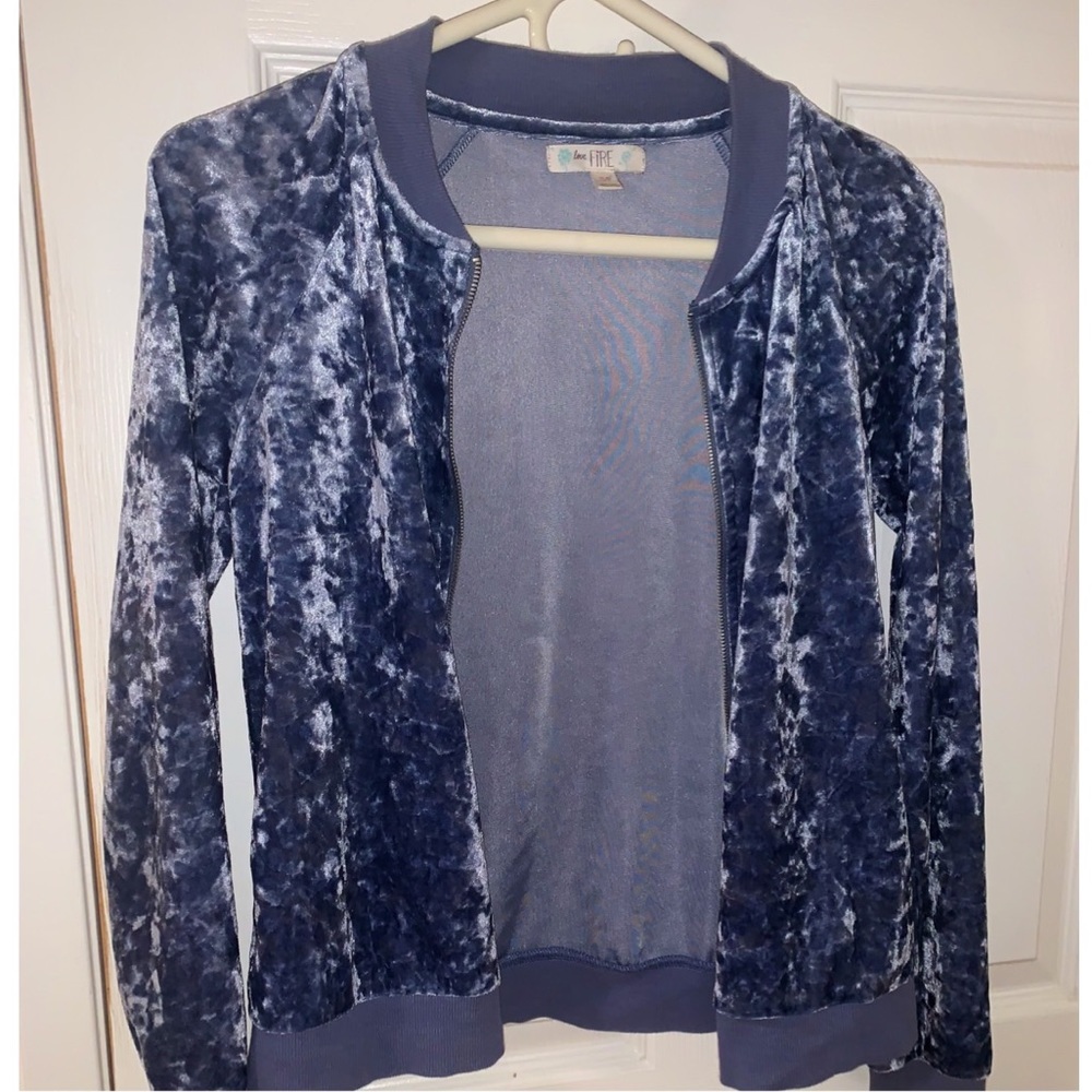Blue Velvet Sweater